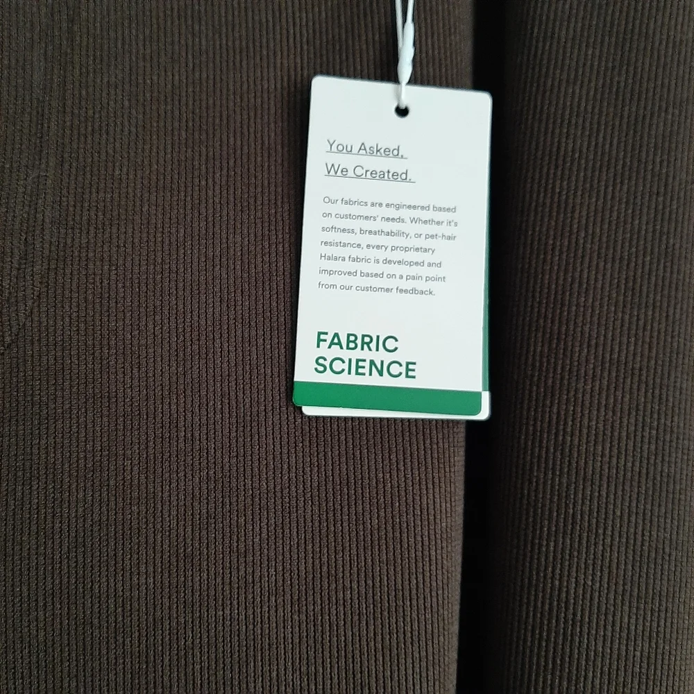 Halara Dark Brown Wide Leg Comfort Pants Size Medium